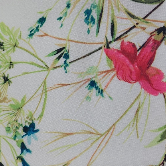 WORTHINGTON SLIM FIT Floral Print Off-White Pants NWOT - Picture 8 of 8